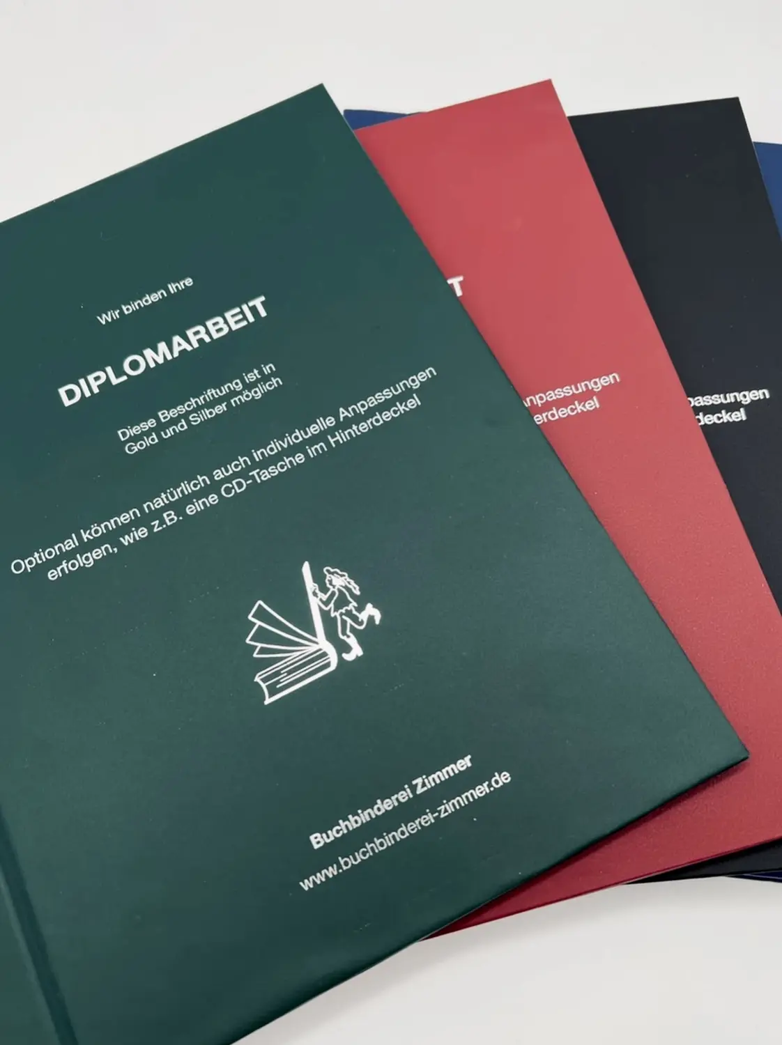 Bachelorarbeiten der Buchbinderei Zimmer