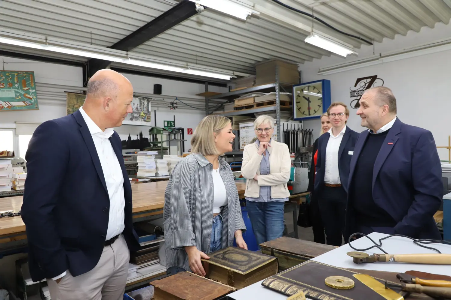 Buchbinderei Zimmer, gesamtes Team